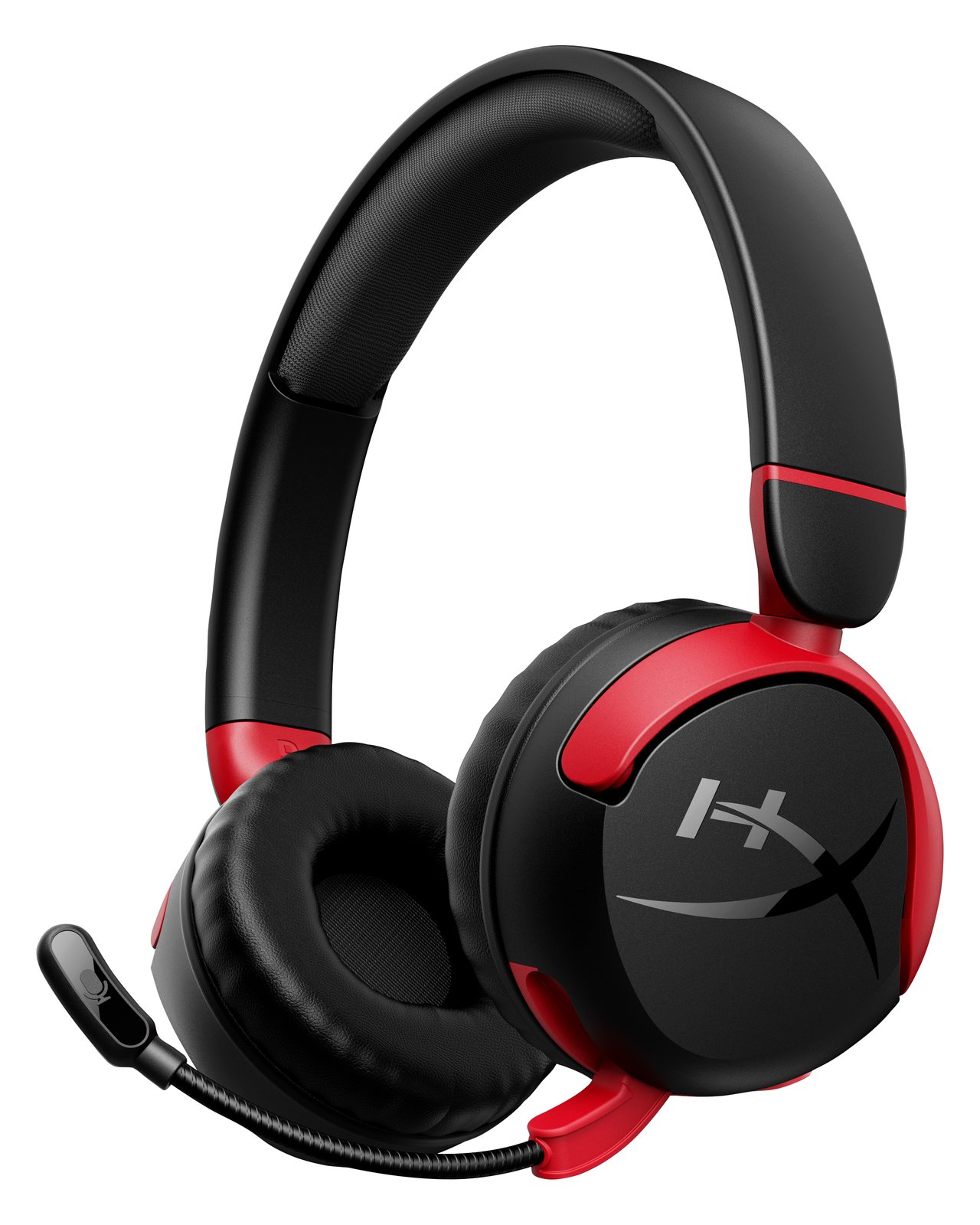 HP Headset Cloud Mini Wireless Rot/Schwarz - Headset - 20 KHz
