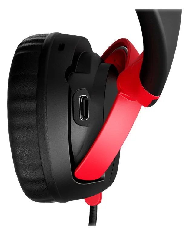 HP Headset Cloud Mini Wireless Rot/Schwarz - Headset - 20 KHz, Ansicht 4