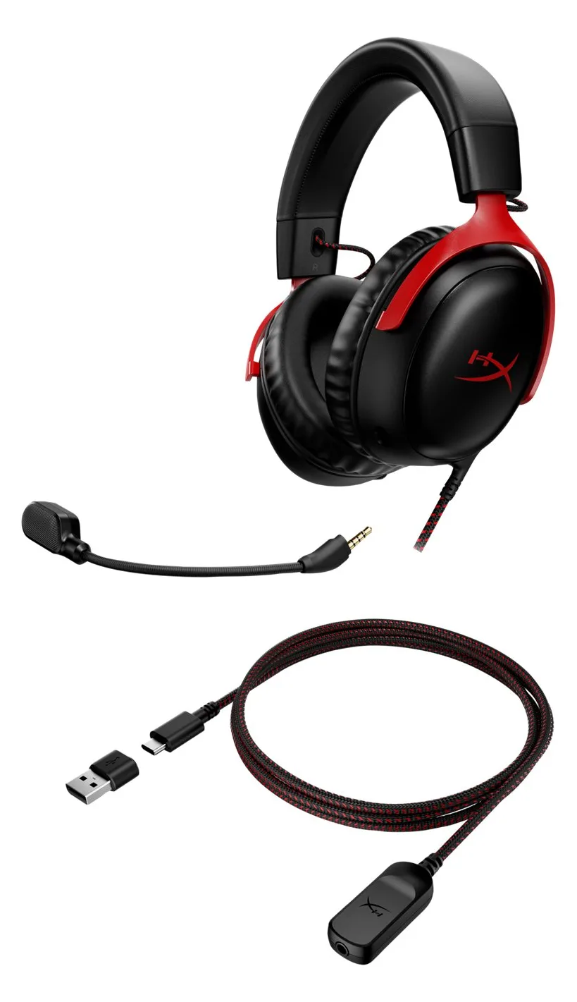 HP HyperX Cloud 3 - Headset - ohrumschließend - kabelgebunden, Ansicht 3