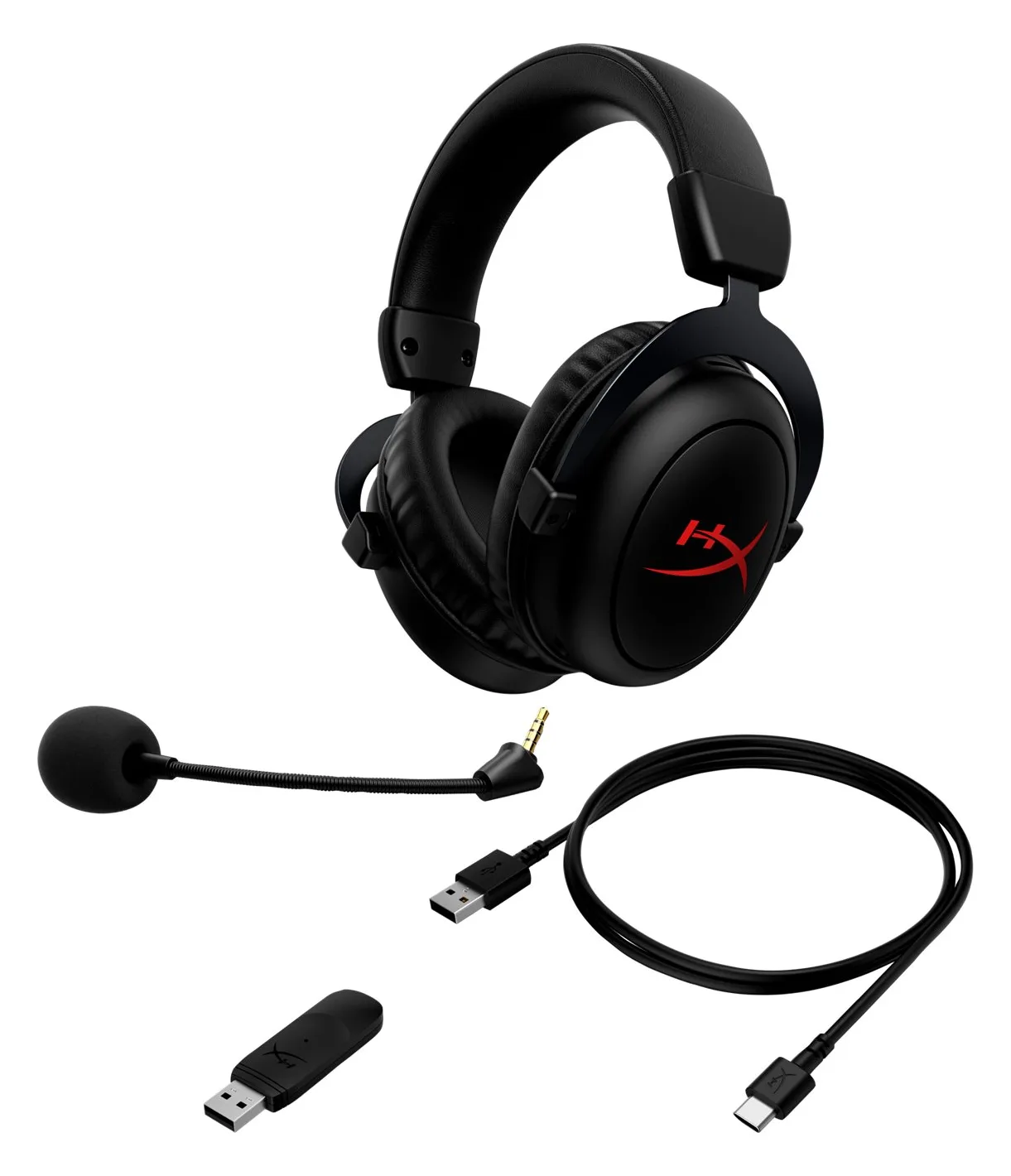 HP HyperX Cloud II - Headset - ohrumschließend - 2,4 GHz, Ansicht 4