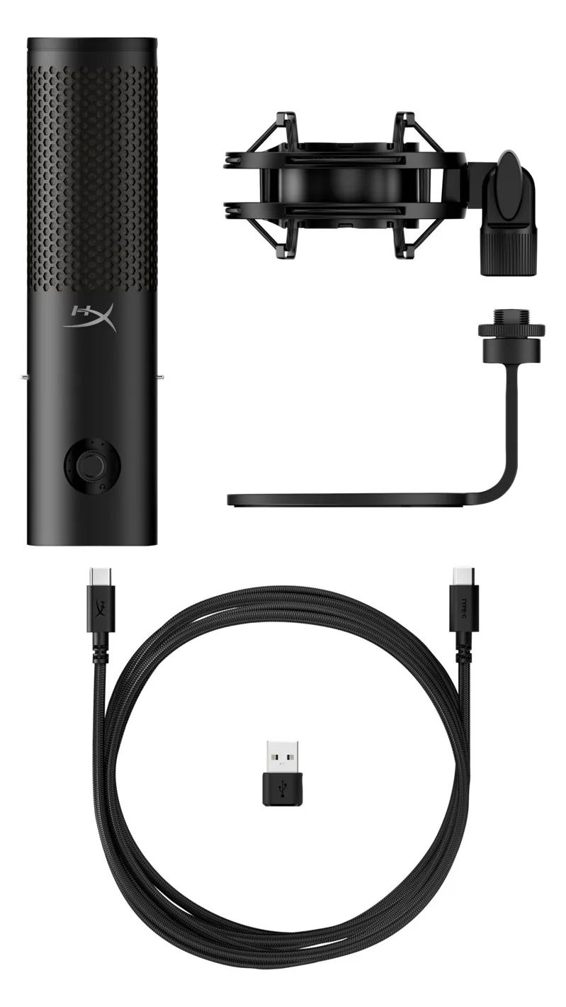 HP HyperX QuadCast 2 S - Mikrofon - USB - Schwarz, Ansicht 3