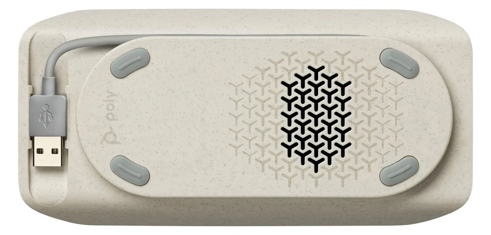 HP Poly Sync 10 - Freisprechtelefon - kabelgebunden - Silber, Ansicht 3