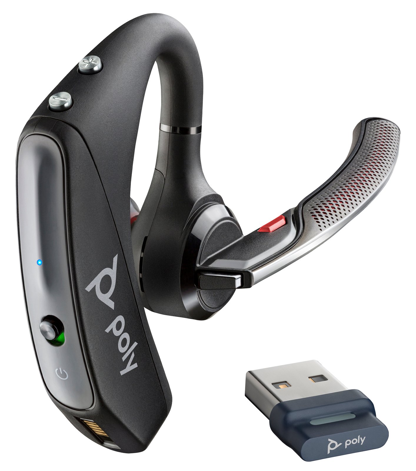 HP Poly Voyager 5200 - Headset - im Ohr - Bluetooth