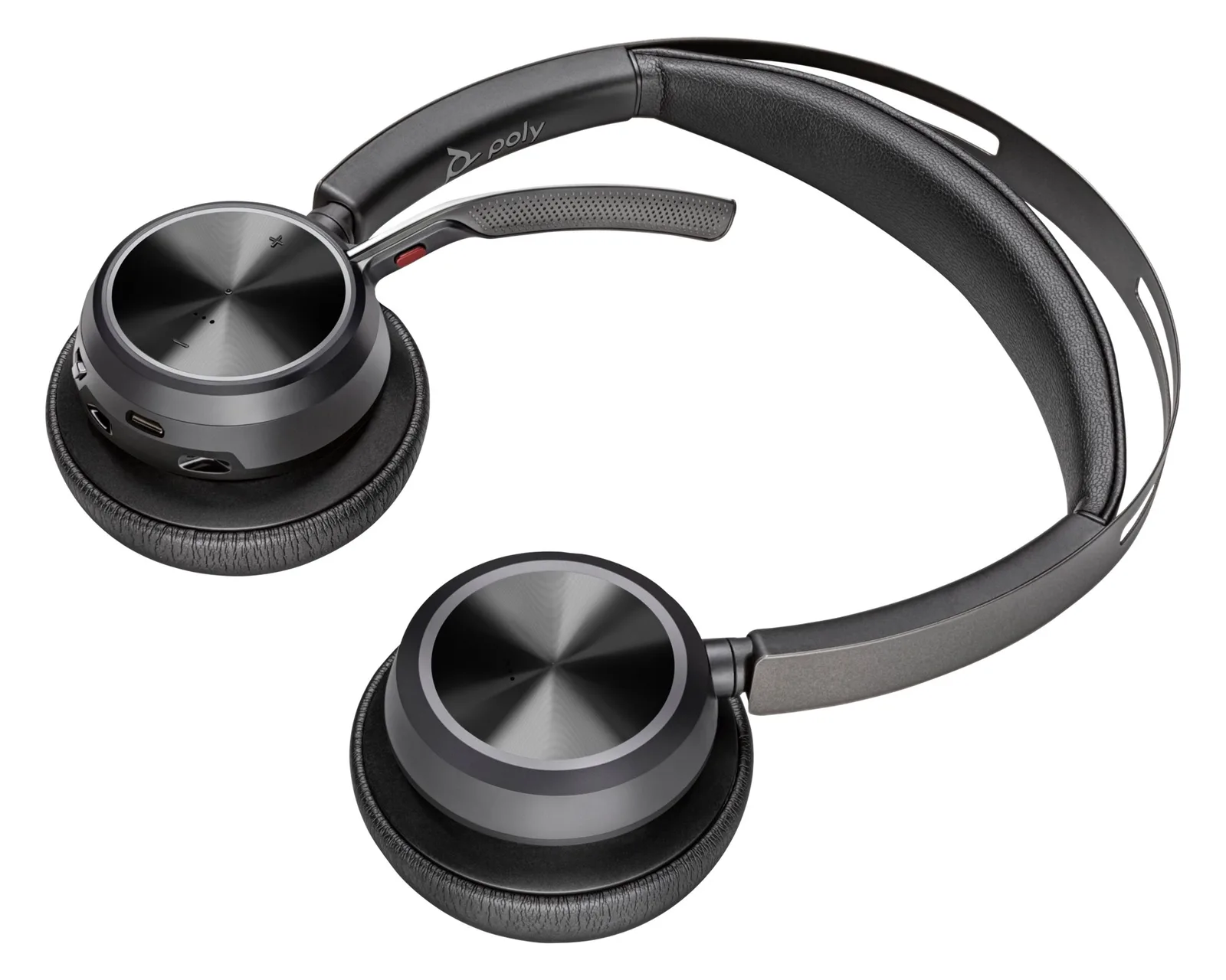 HP Poly Voyager Focus 2 - Headset - On-Ear - Bluetooth - Büro/Callcenter A2DP, AVRCP, HFP, HSP, Ansicht 2