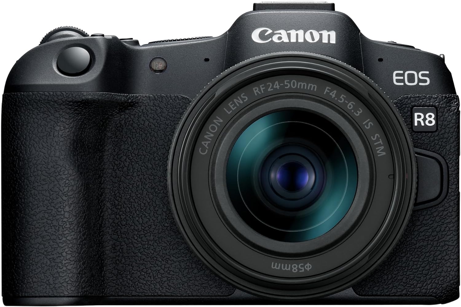 Canon EOS R8 + RF 24–50mm F4.5–6.3 – Systemkamera mit 24,2 MP, Dual Pixel AF II, Integrierte Bildkombination, LCD-Touchscreen, UVC/UAC-kompatibel - Für Vollformat-Kreativität konzipiert