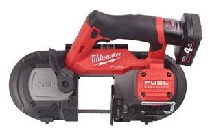 Milwaukee M12 FBS64-402C Kompakte Akku-Bandsäge mit 64mm Schnittkapazität