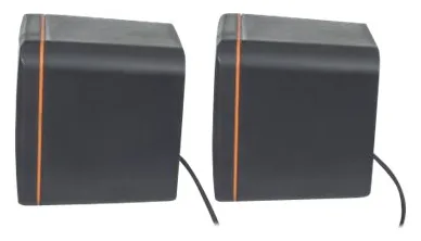 IC Intracom Manhattan 2600 Series Speaker System, Small Size, Big Sound, Two Speakers, Stereo, USB power, Output: 2x 3W, Ansicht 2