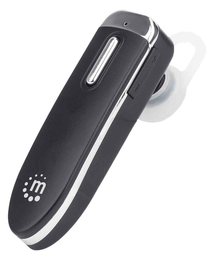 IC Intracom Manhattan Single Ear Bluetooth Headset (Clearance Pricing), Omnidirectional Mic, Integrated Controls, Black