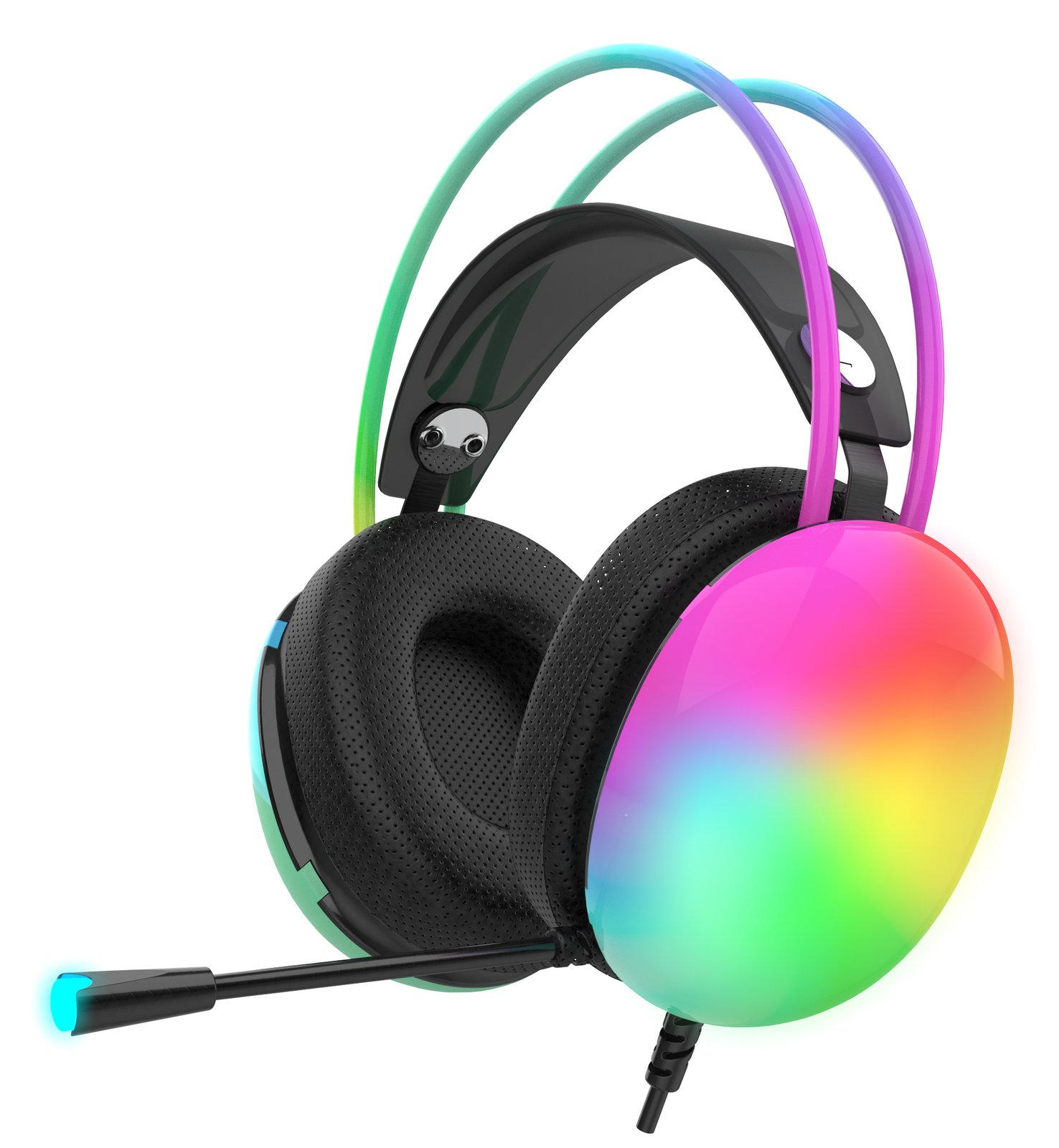 INCA IGK-X8S - Kabelgebunden - Gaming - 20 - 20000 Hz - 320 g - Kopfhörer - Schwarz