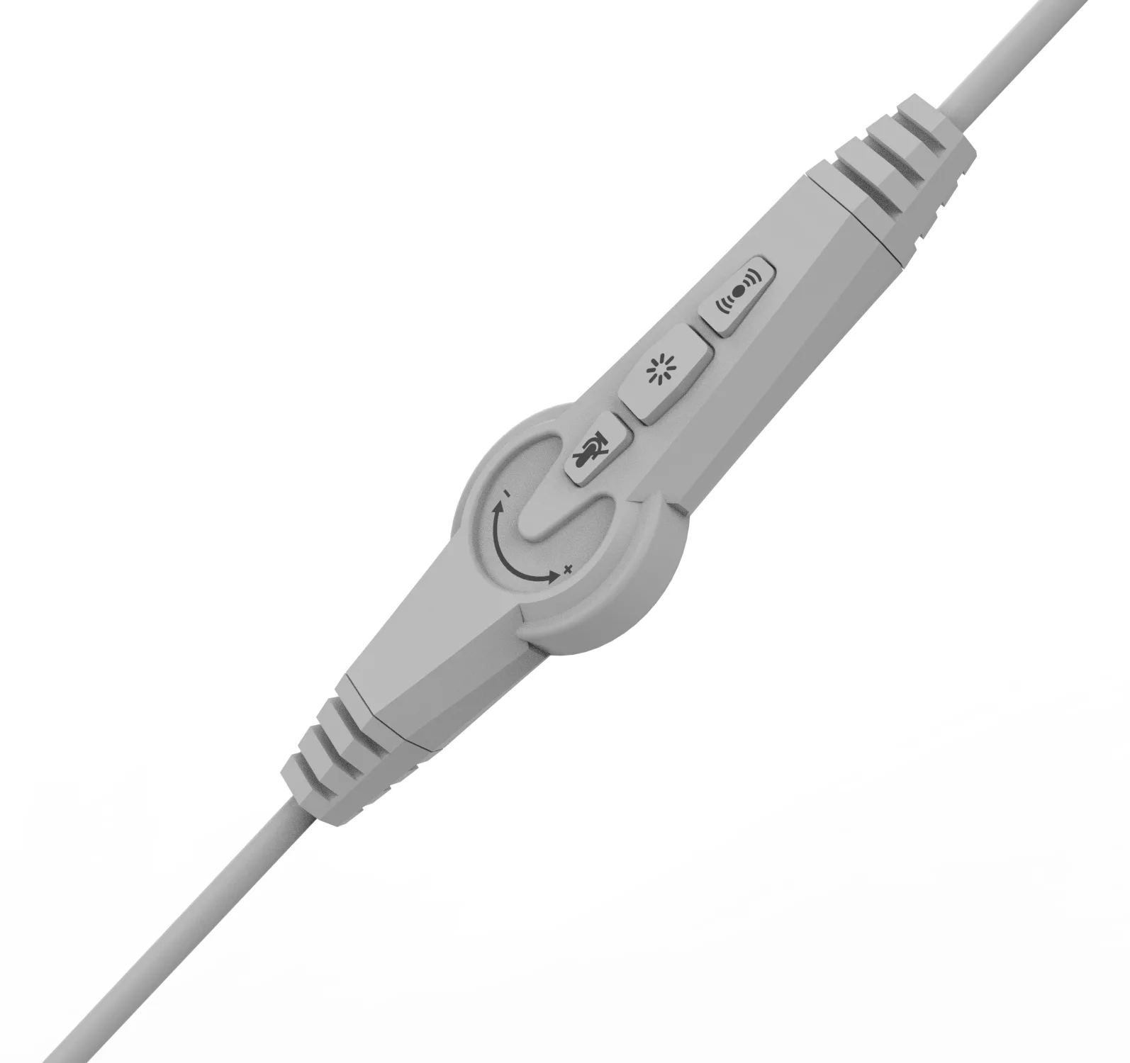 INCA IGK-X8Y - Kabelgebunden - 20 - 20000 Hz - Gaming - 320 g - Kopfhörer - Grau, Ansicht 2