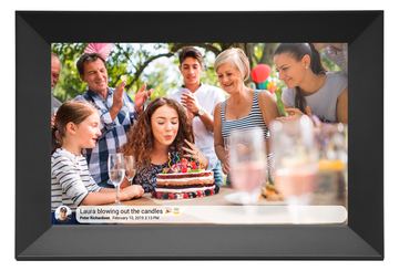 Inter Sales Bilderrahmen 10.1" PFF-1063 wi-fi black - Digitaler Foto-Rahmen - 16 GB von LumaTech