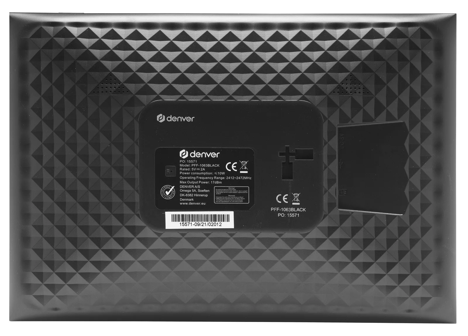 Inter Sales Bilderrahmen 10.1" PFF-1063 wi-fi black - Digitaler Foto-Rahmen - 16 GB, Ansicht 2