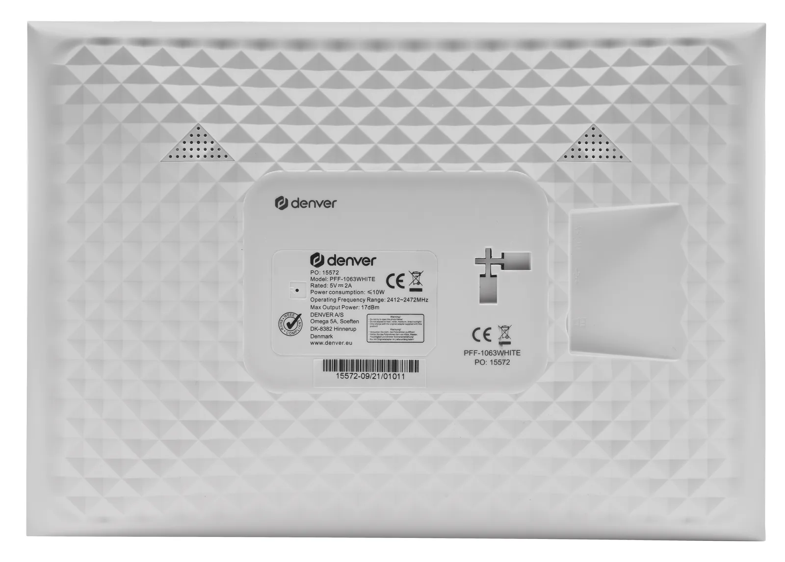 Inter Sales Bilderrahmen 10.1" PFF-1063 wi-fi white - Digitaler Foto-Rahmen - 16 GB, Ansicht 2