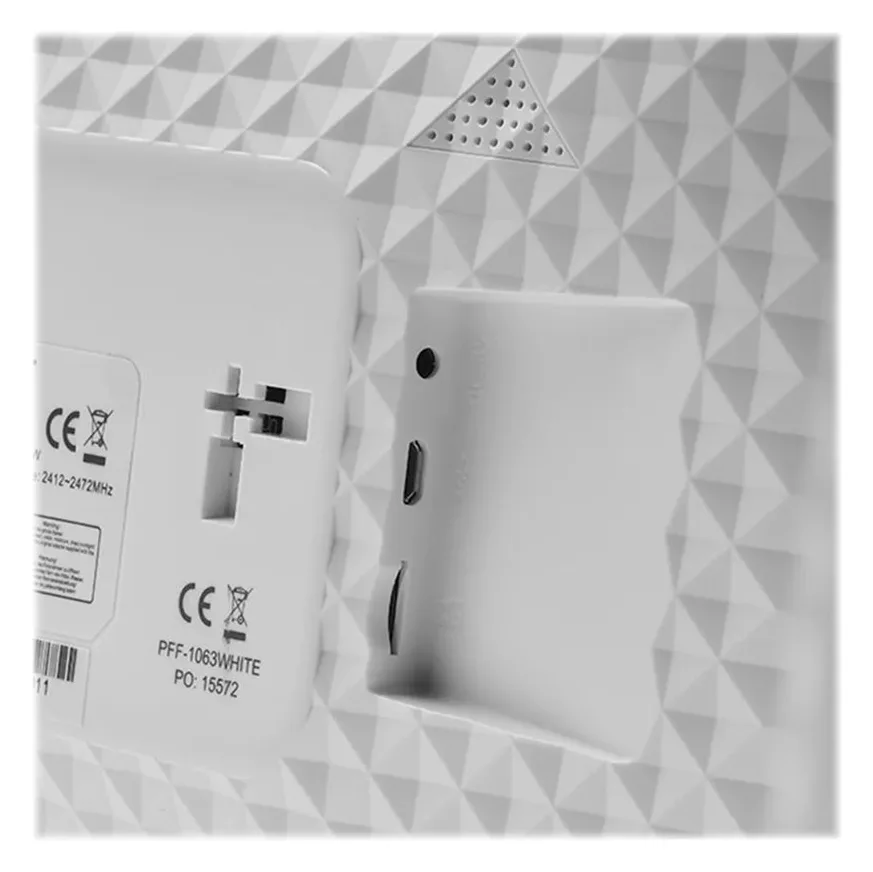 Inter Sales Bilderrahmen 10.1" PFF-1063 wi-fi white - Digitaler Foto-Rahmen - 16 GB, Ansicht 3