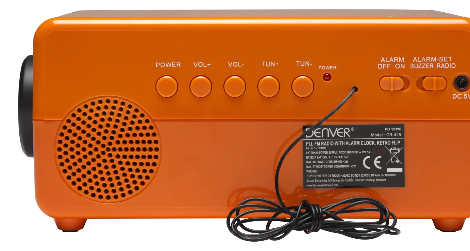 Inter Sales DENVER CR-425 - Radiouhr, Ansicht 2