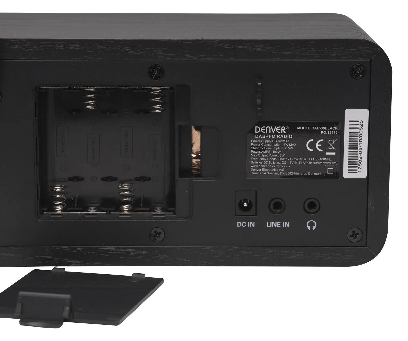 Inter Sales DENVER DAB-30 - Tragbares DAB-Radio - 1 Watt, Ansicht 2