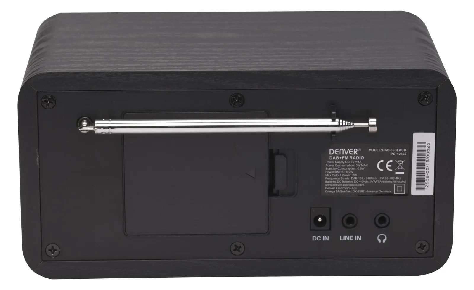 Inter Sales DENVER DAB-30 - Tragbares DAB-Radio - 1 Watt, Ansicht 5