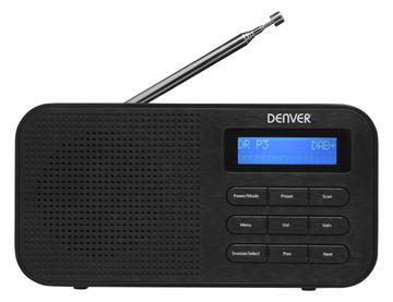 Inter Sales DENVER DAB-42 - Tragbares DAB-Radio - 1 Watt - Schwarz von LumaTech