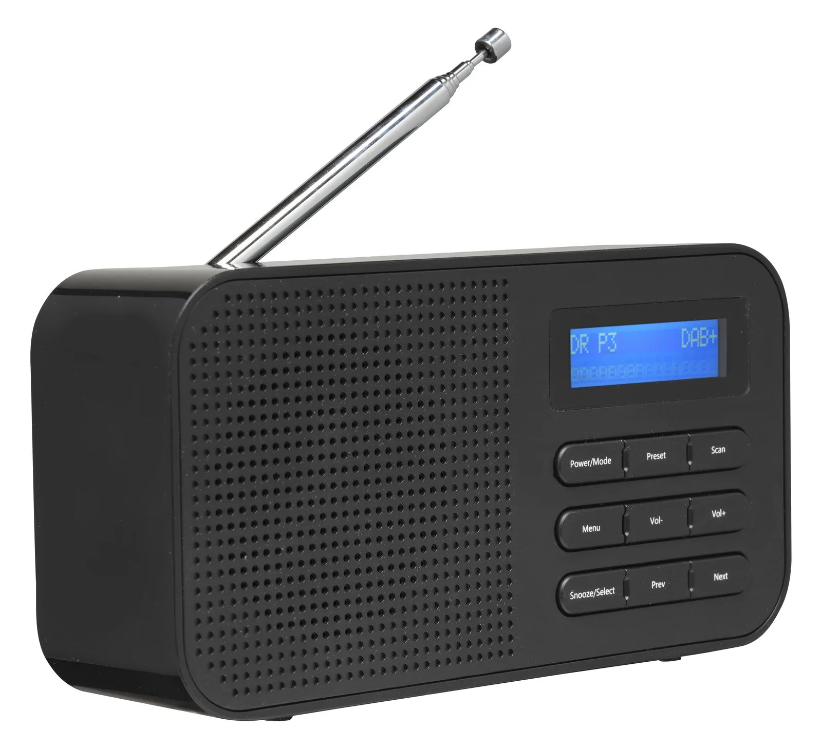Inter Sales DENVER DAB-42 - Tragbares DAB-Radio - 1 Watt - Schwarz, Ansicht 2
