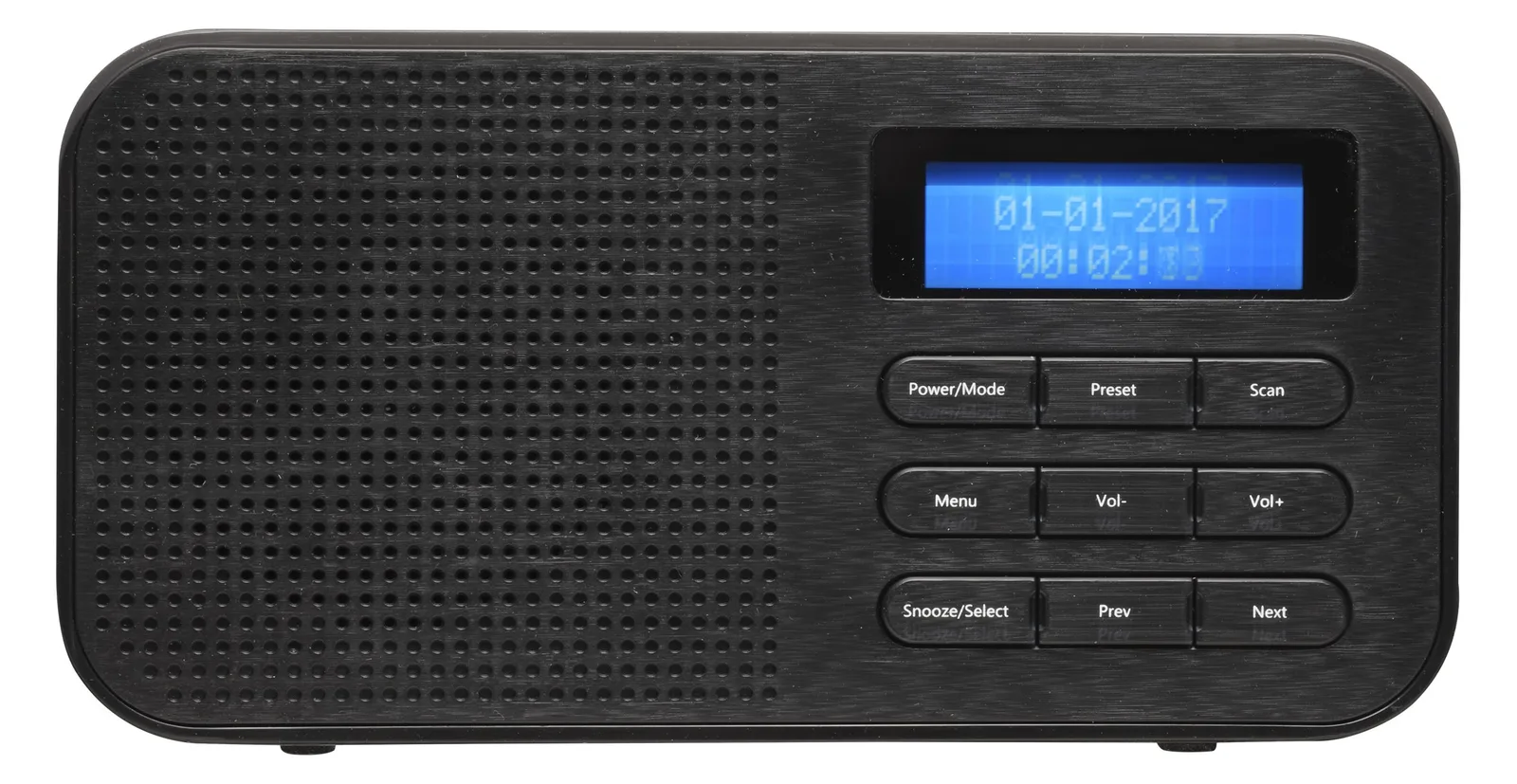 Inter Sales DENVER DAB-42 - Tragbares DAB-Radio - 1 Watt - Schwarz, Ansicht 5