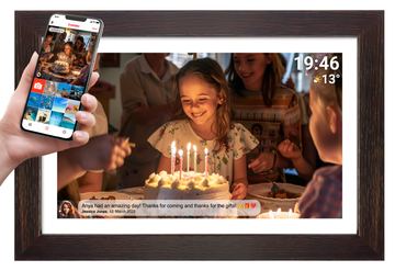 Inter Sales DENVER PFF-1543DW - Digitaler Fotorahmen - 1 GB RAM - 16 GB - 39.6 cm (15.6") von LumaTech