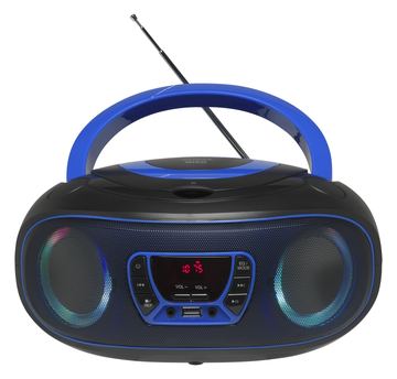 Inter Sales DENVER TCL-212BT - Ghettoblaster - 4 Watt - Blau von LumaTech