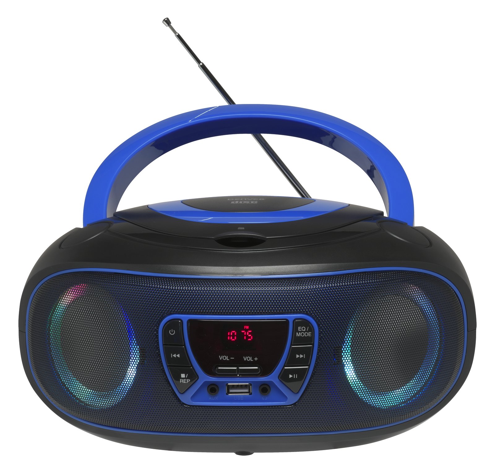 Inter Sales DENVER TCL-212BT - Ghettoblaster - 4 Watt - Blau