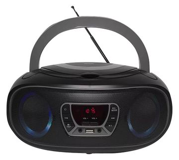 Inter Sales DENVER TCL-212BT - Ghettoblaster - 4 Watt - Grau von LumaTech