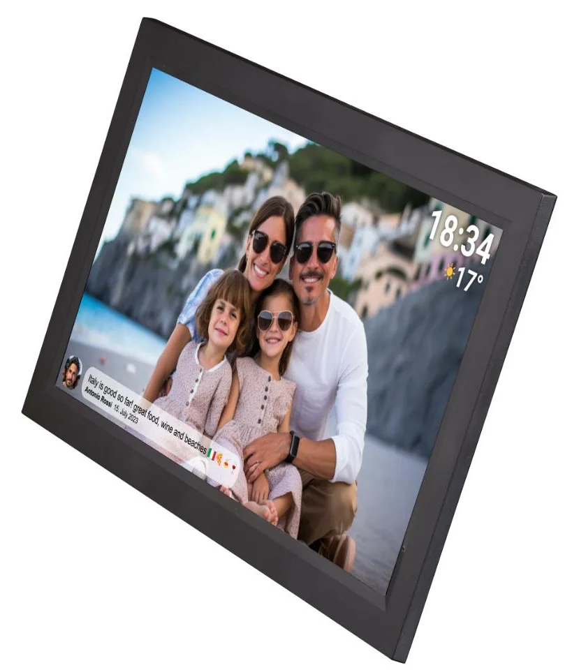 Inter Sales Frameo PFF-1503 schwarz - Digitaler Foto-Rahmen - 16 GB - 39,6 cm - 15,6 ", Ansicht 3