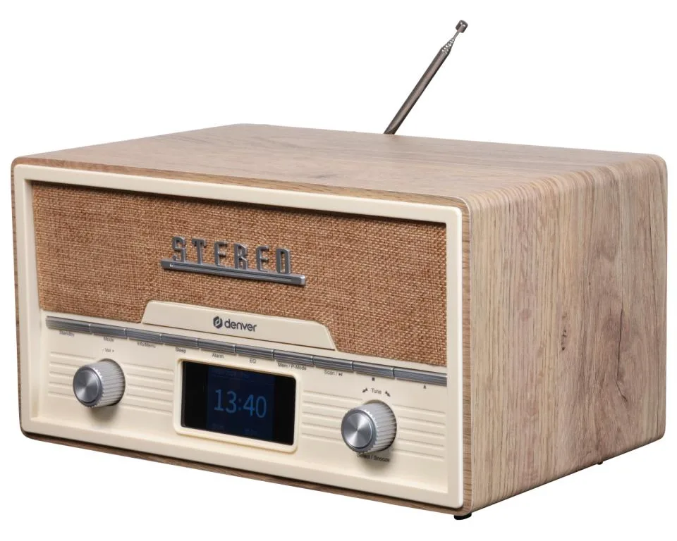 Inter Sales Retro DAB+/FM Radio mit CD/BT/USB MDA-525LW - Audio, Ansicht 3