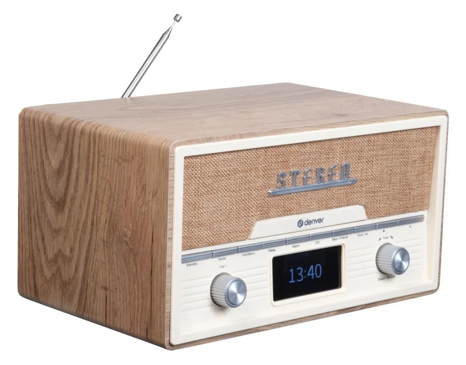 Inter Sales Retro DAB+/FM Radio mit CD/BT/USB MDA-525LW - Audio, Ansicht 4
