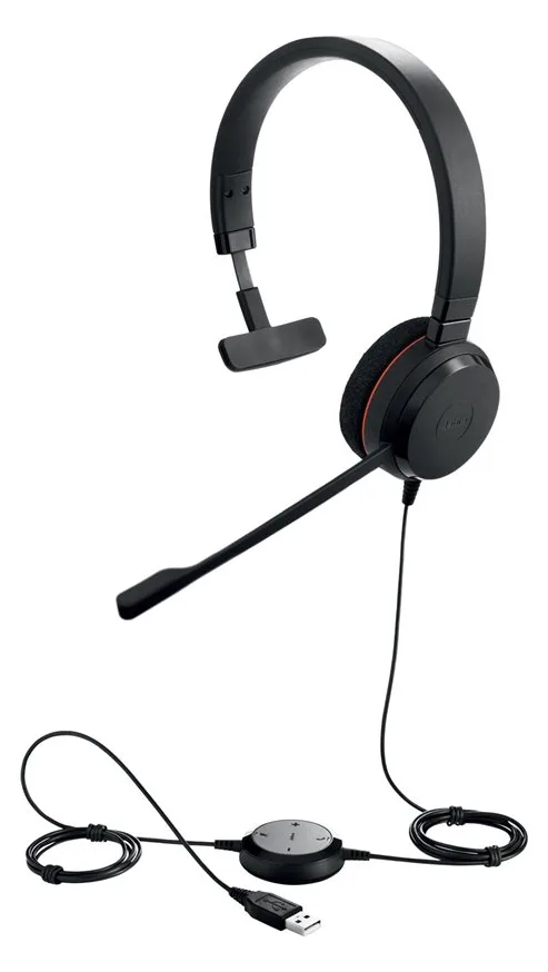 Jabra Evolve 20 MS mono - Headset - On-Ear - kabelgebunden, Ansicht 3