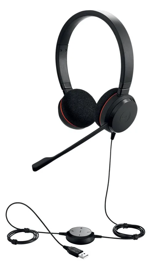 Jabra Evolve 20 MS stereo - Headset - On-Ear - Microsoft Teams, Ansicht 4