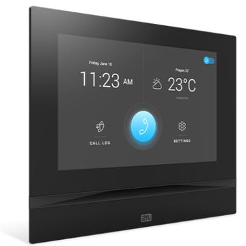 2N Telecommunications 2N Indoor View - Bedientafel mit Touchscreen - Schwarz von LumaTech