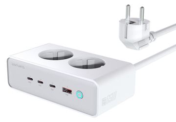 4smarts Desk Charger GaN 65W mit AC-Steckdosen von LumaTech