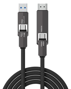 4smarts USB4 HDMI Kabel ComboCord 240W - Kabel - Digital/Display/Video von LumaTech