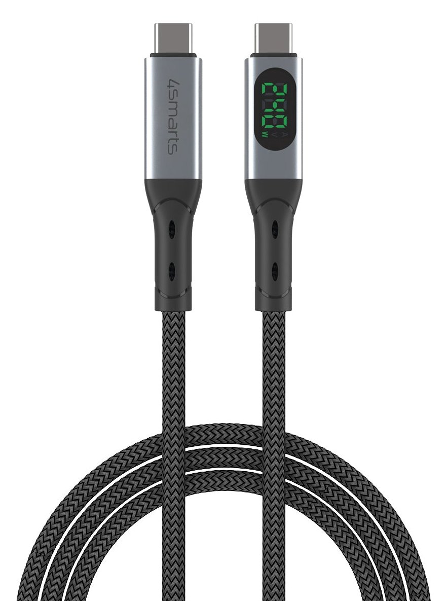 4smarts USB4-Kabel DigitCord Enterprise 240W USB C - Kabel - Digital/Daten