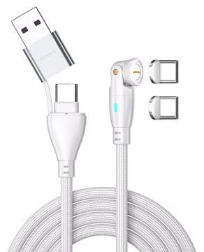4smarts USB-Kabel C/A 540° Magnetkabel GravityCord 100W - Kabel - Digital/Daten von LumaTech
