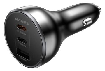 4smarts VoltRoad Ultimate - Auto-Netzteil - 160 Watt - 18 A - 3 Ausgabeanschlussstellen (USB, 2 x USB-C) von LumaTech