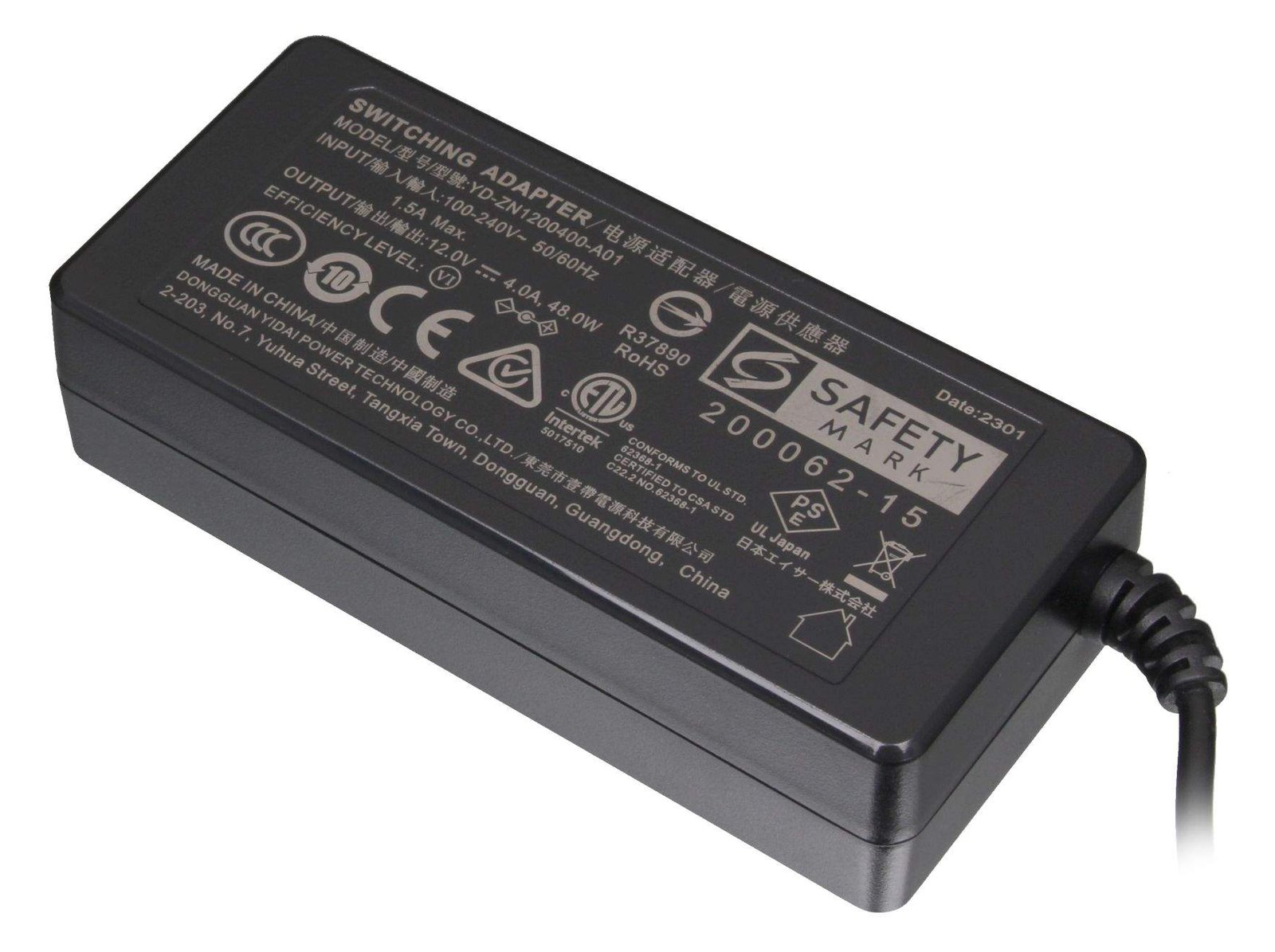 Acer 25.TM3MD.001 Netzteil eckige Bauform 5.5/2.2 - PC-/Server Netzteil