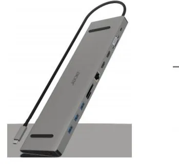 Acer ACG-DCK-C-1 - Dockingstation - USB-C - VGA, HDMI, Ansicht 2