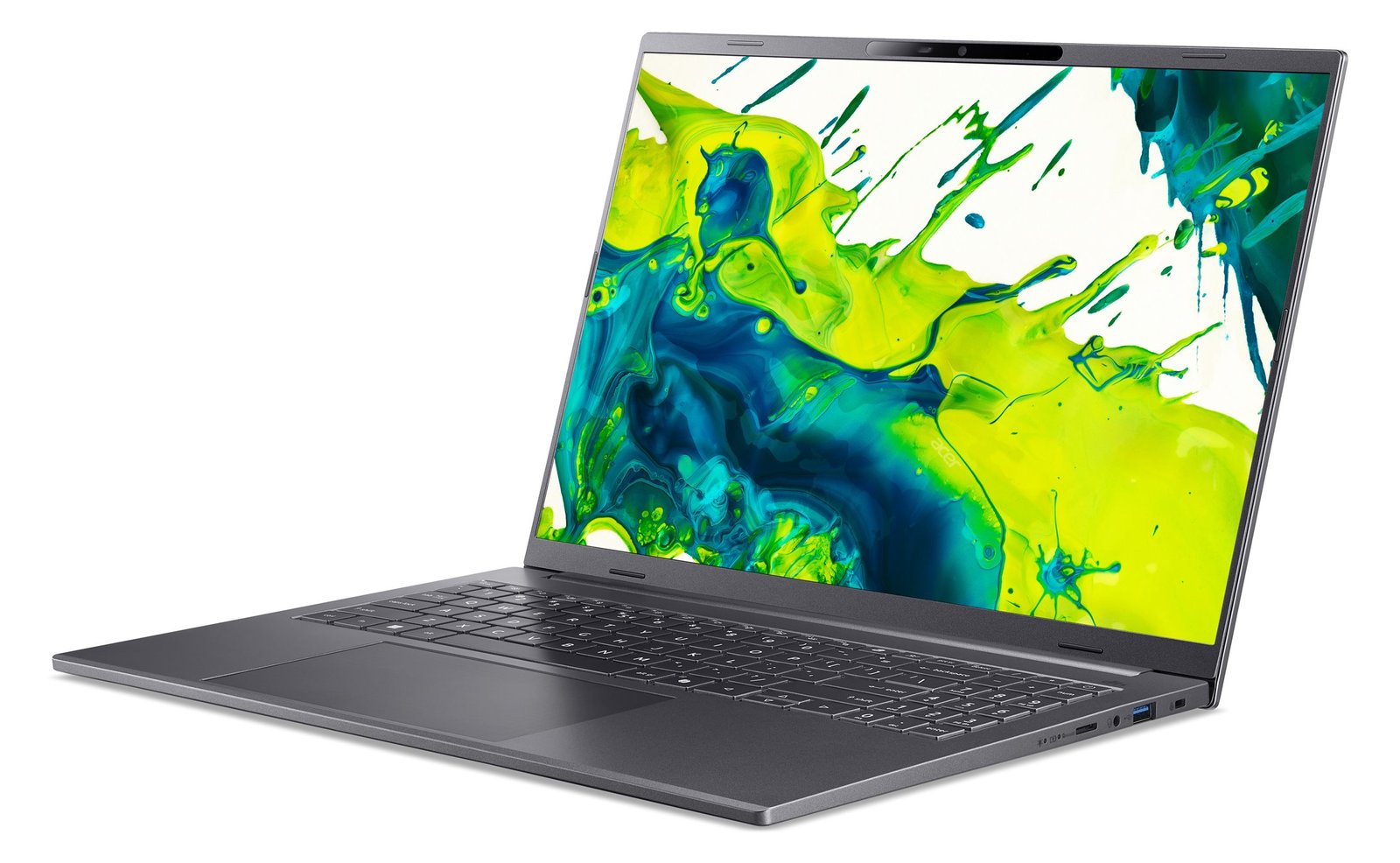 Acer Aspire 16 AI A16-61M - 180°-Scharnierdesign - AMD Ryzen 5 340 - 16 GB RAM - 512 GB NVMe - TL: Deutsch, QWERTZ