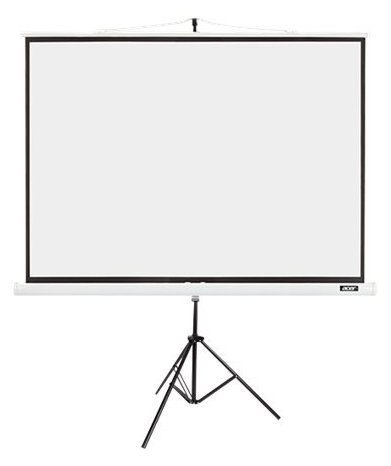 Acer T87-S01MW - Projektionsbildschirm mit Stativ - 218 cm (87)