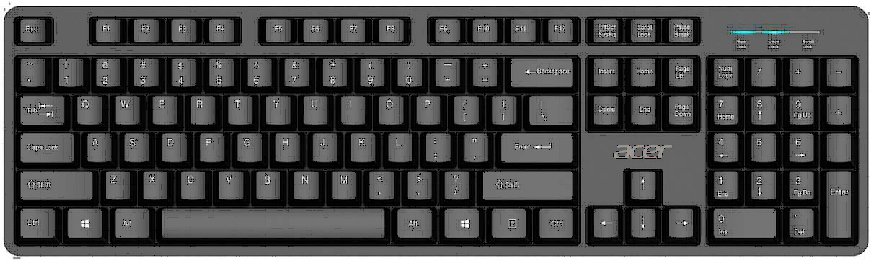 Acer Usb Wired Keyboard Home/Office - Tastatur - TL: US, QWERTY