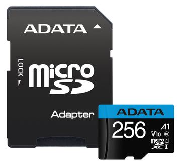 ADATA Premier - Flash-Speicherkarte (microSDXC-an-SD-Adapter inbegriffen) - schwarz von LumaTech