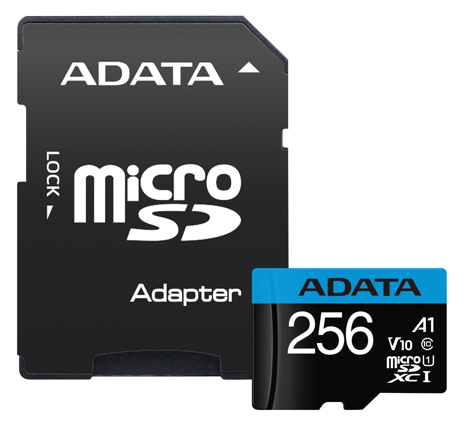 ADATA Premier - Flash-Speicherkarte (microSDXC-an-SD-Adapter inbegriffen) - schwarz