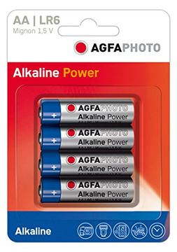 AgfaPhoto Batterie 4 x AA-Typ - Alkalisch von LumaTech
