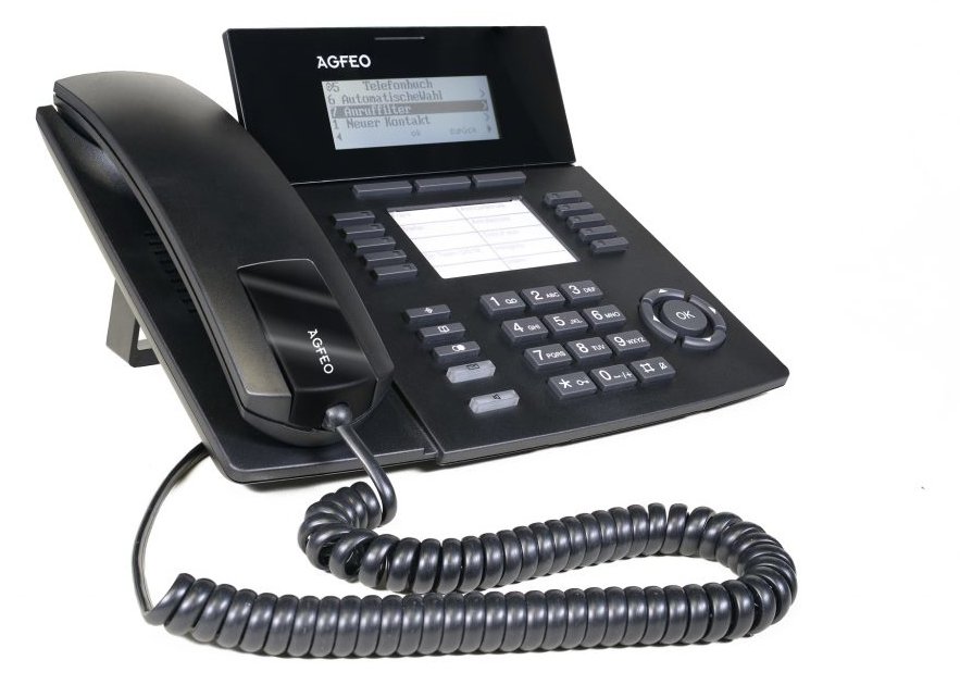AGFEO ST 53 SENSORfon - Digitaltelefon - Schwarz