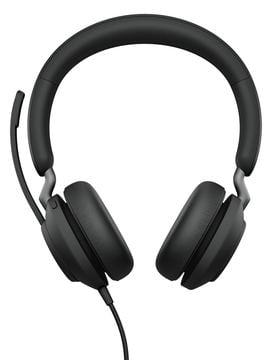 Jabra Evolve2 40 SE MS Stereo - Headset - On-Ear - Microsoft Teams USB Type-C / USB Type-A