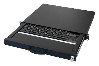 Aixcase AIX-19K1UKDETP-B - Tastatur - rack-montierbar - TL: Deutsch, QWERTZ von LumaTech